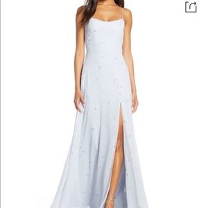 Jenny yoo Kayla whisper blue bridesmaid dress